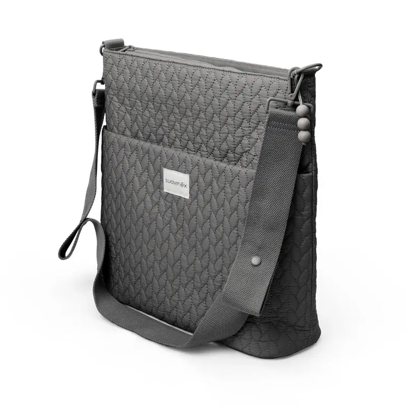 Suavinex Bolso Maternidad Tote Bag, Gris - Image 2
