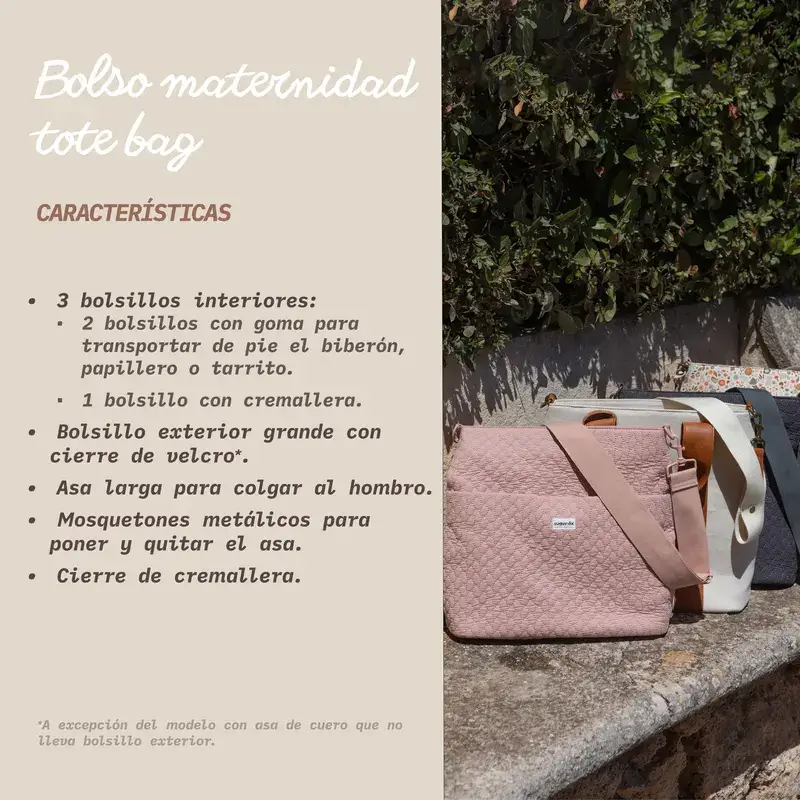 Suavinex Bolso Maternidad Tote Bag, Gris - Image 5