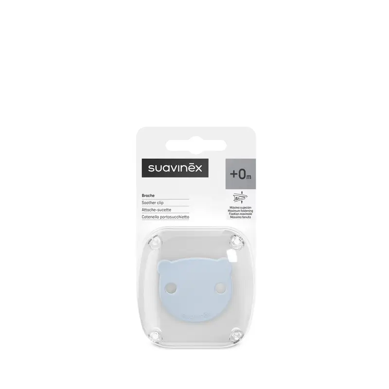 Suavinex Broche Pinza Sujetachupetes +0 Meses Wild&Free Azul - Image 2