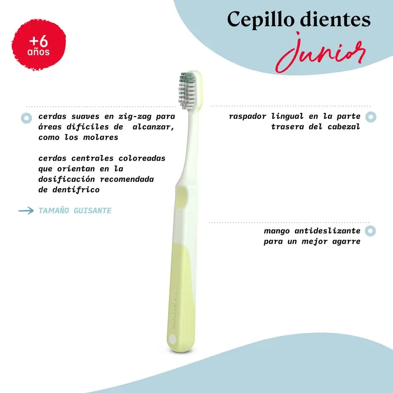 Suavinex Cepillo De Dientes Infantil +6 Años, Verde - Image 6