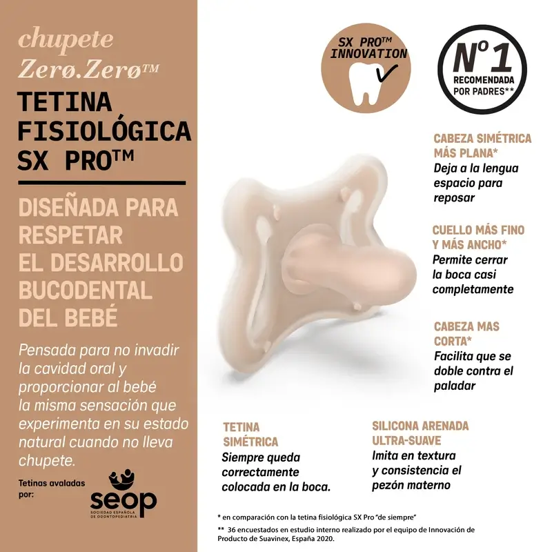 Suavinex Chupete Zero Zero, 0/6 Meses, Medium - Image 7