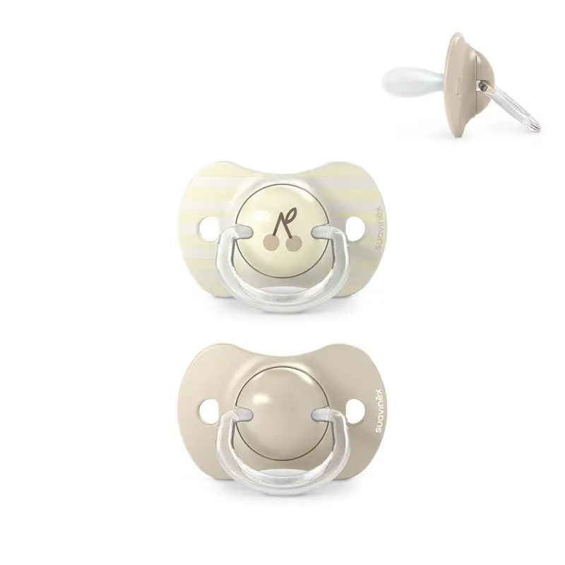 Suavinex Chupetes Tetina Sx Pro +18 Meses Birdies Beige, 2 unidades - Image 2