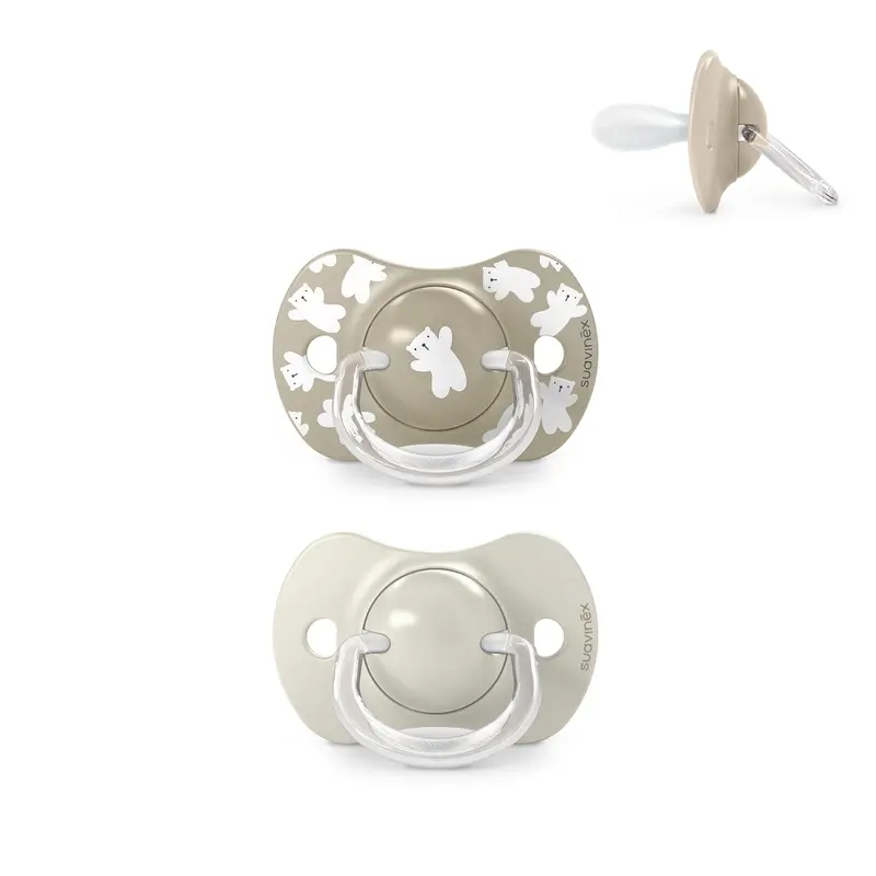 Suavinex Chupetes Tetina Sx Pro +18 Meses Wild&Free Beige, 2 unidades - Image 3