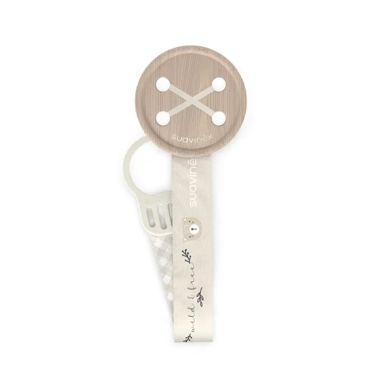 Suavinex Cinta Sujetachupetes +0 Meses Wild&Free Beige