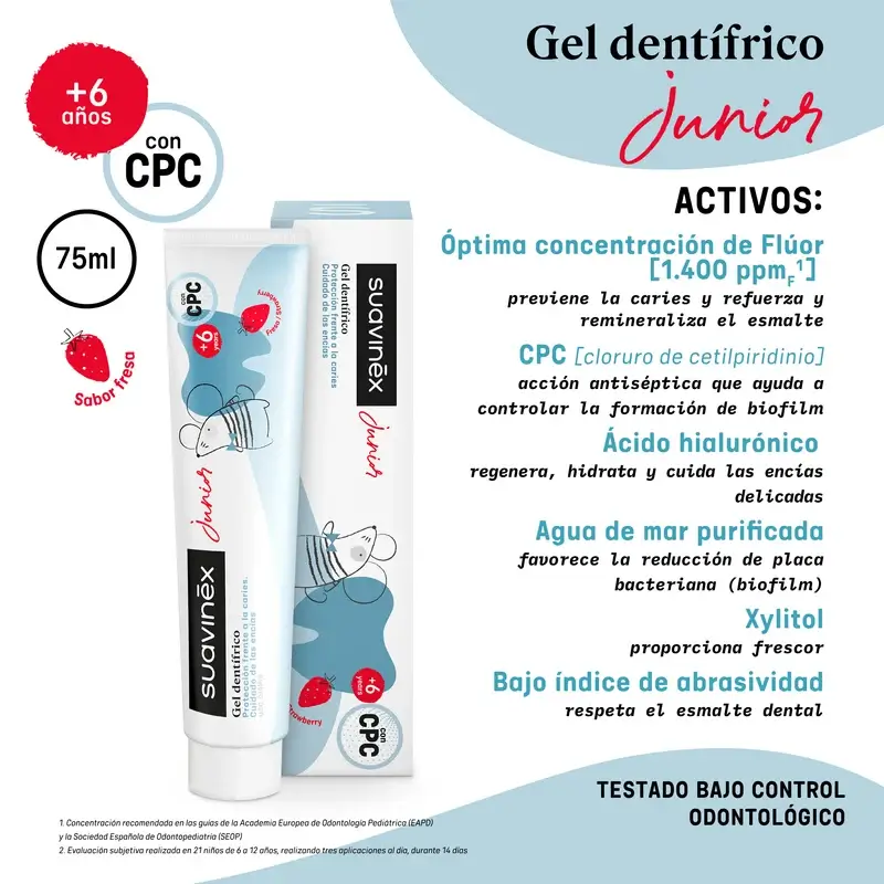 Suavinex Gel Dentífrico Infantil, 75 Ml - Image 6