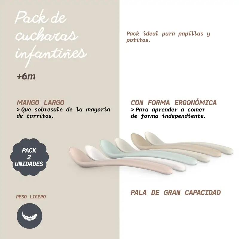 Suavinex Pack 2 Cucharas De Aprendizaje, +6 Meses, Rosa - Image 2