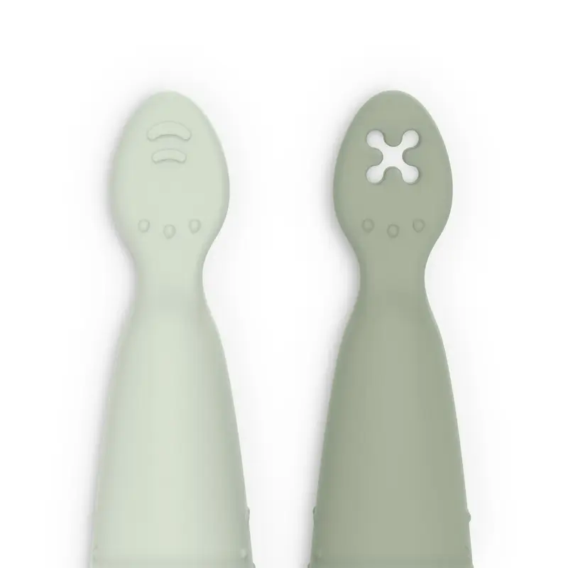 Suavinex Pack 2 Precucharas De Silicona, +6 Meses, Verde - Image 2
