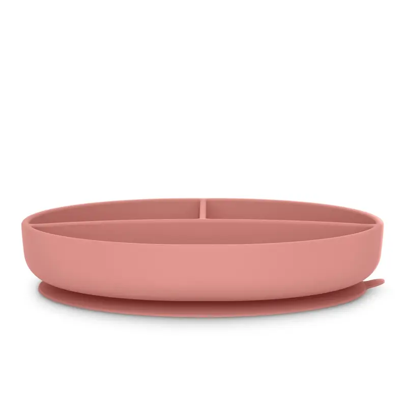 Suavinex Plato De Silicona Con Ventosa Y Divisiones, +6 Meses, Rosa - Image 3