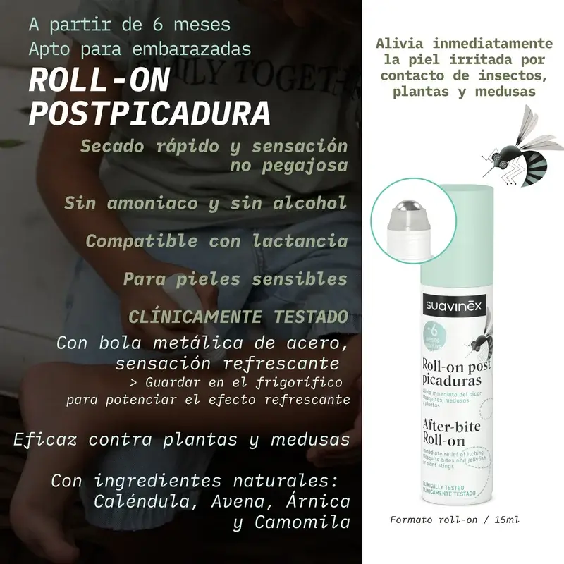 Suavinex Roll-On Post-Picaduras, +6 Meses, 15 Ml - Image 4