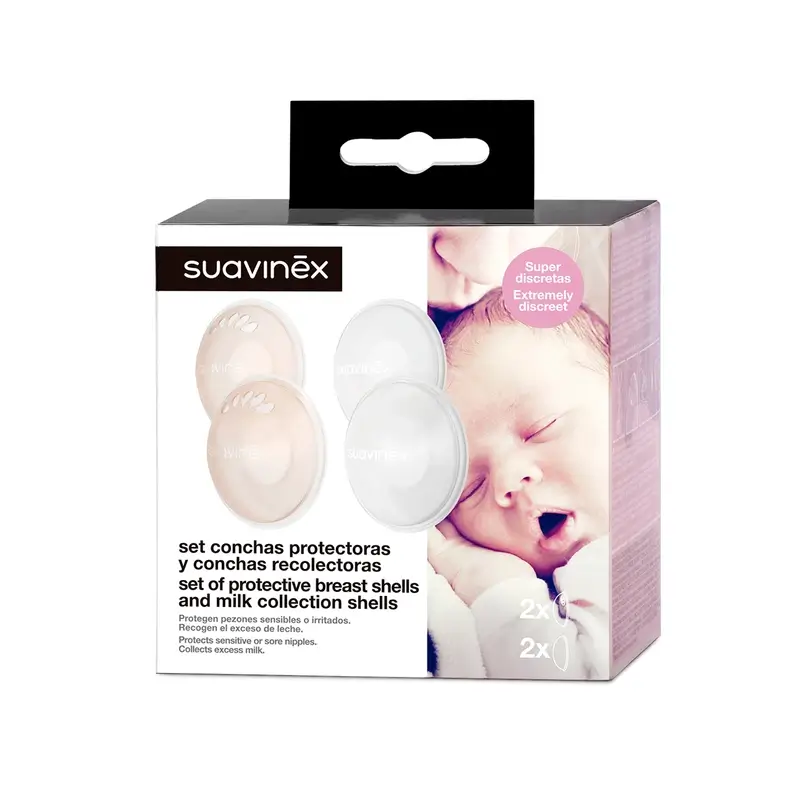 Suavinex Set 2 Conchas Protectoras Y 2 Conchas Recolectoras - Image 3