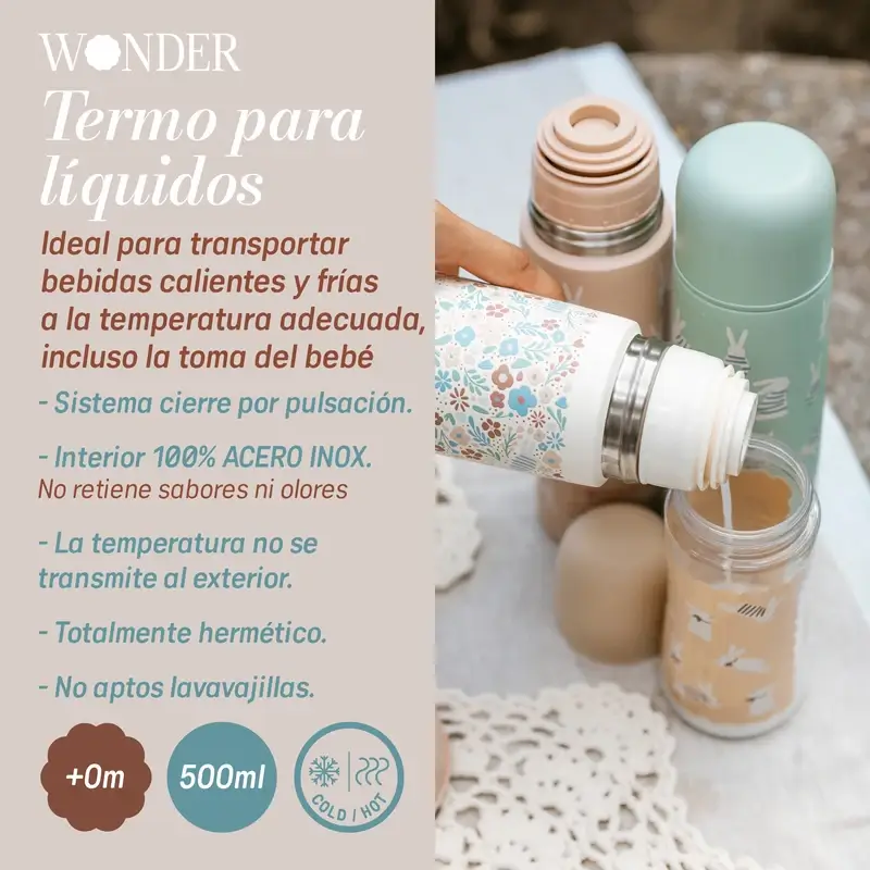 Suavinex Termo Líquidos 500 Ml, Wonderland Verde - Image 3