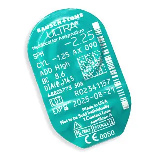Ultra Lentillas Multifocales Para Astigmatismo Mensuales , 6 unidades - +2.00, -1.25, 20, 8.6, Alta, 14.50 - Image 2