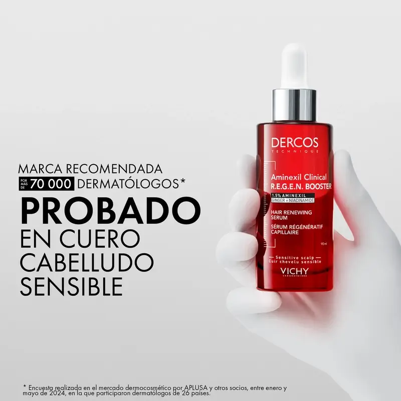 Vichy Dercos Aminexil Clinical R.E.G.E.N. Booster Serum Capilar 90 Ml - Image 3