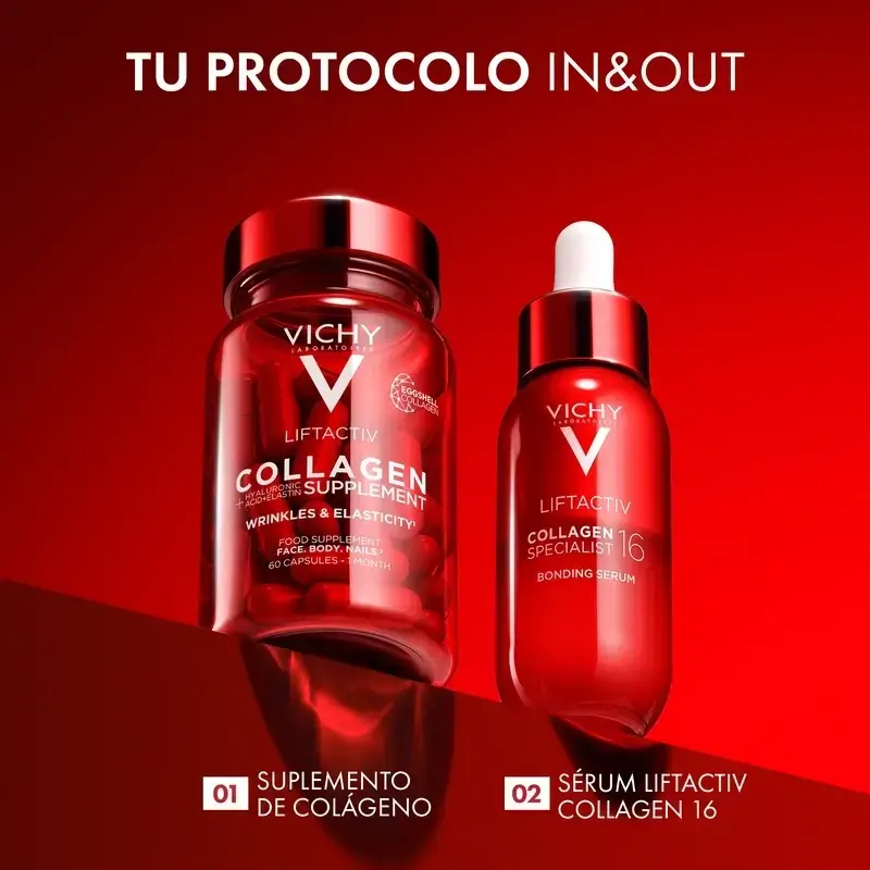 Vichy Liftactiv Colágeno Antiedad Con Vitaminas Y Minerales, 2X60 Cápsulas - Image 9