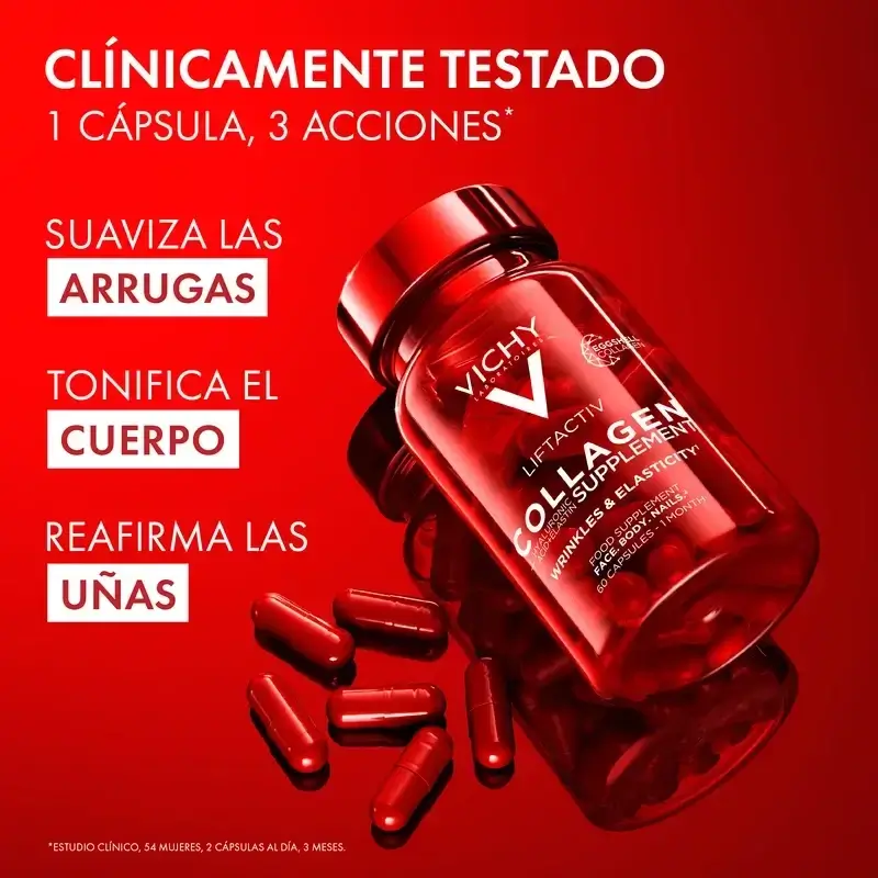 Vichy Liftactiv Colágeno Antiedad Con Vitaminas Y Minerales, 3X60 Cápsulas - Image 6