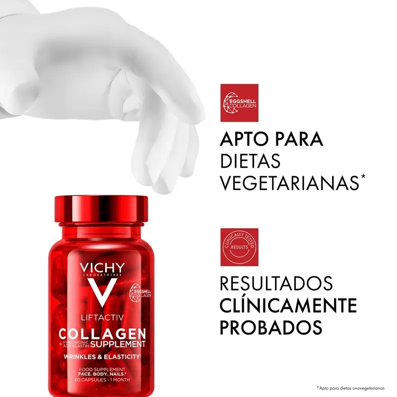 Vichy Liftactiv Colágeno Antiedad Con Vitaminas y Minerales, 60 Cápsulas - Image 4