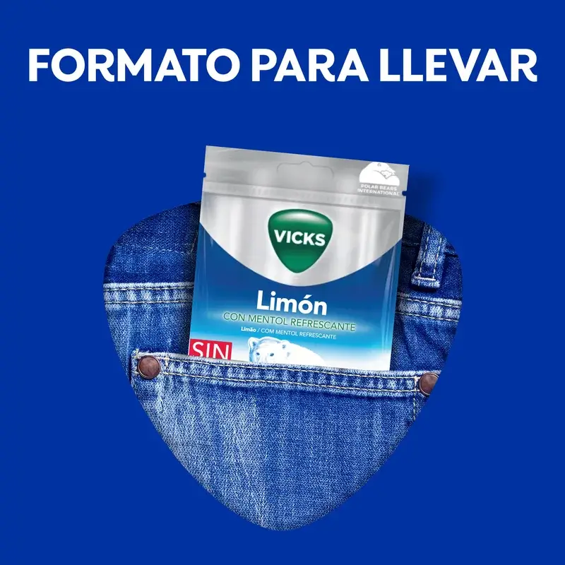 Vicks Caramelos Limón , 72 gr - Image 5