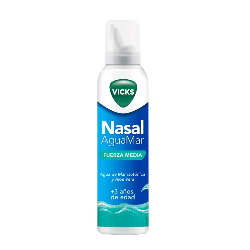 Vicks Nasal Aguamar Fuerza Media , 120 ml - Image 2