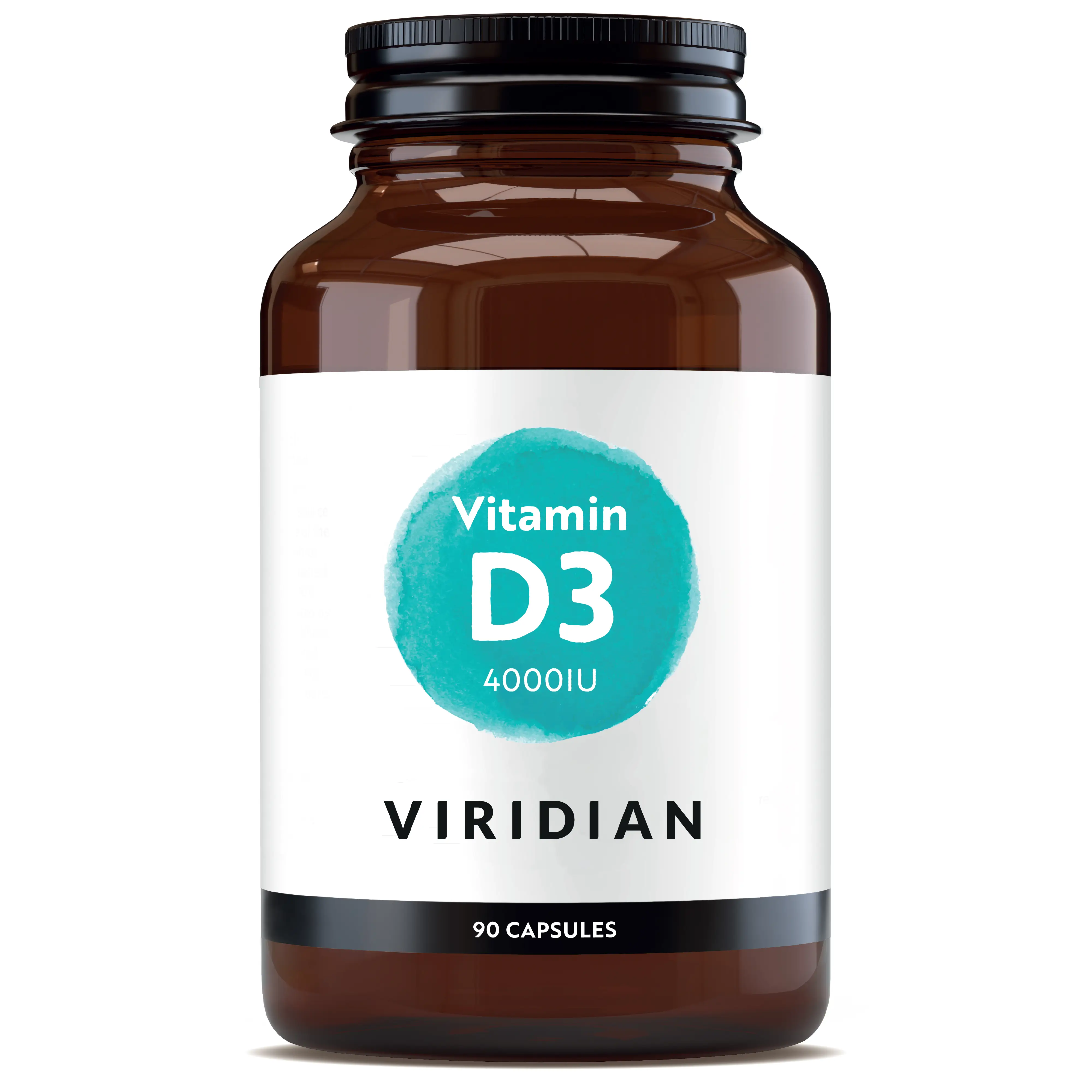 Viridian Vitamina D3 4000Iu - 90 Veg Caps, 90 cápsulas