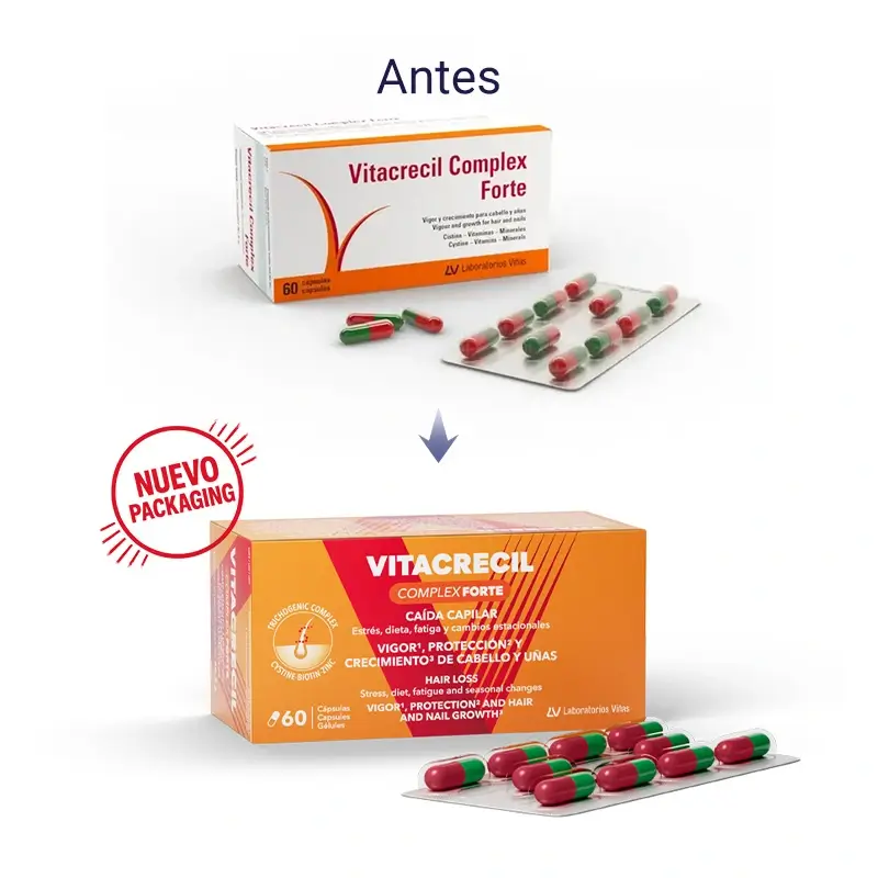 Vitacrecil Complex Forte, Pack 3 x 60 Cápsulas - Image 2