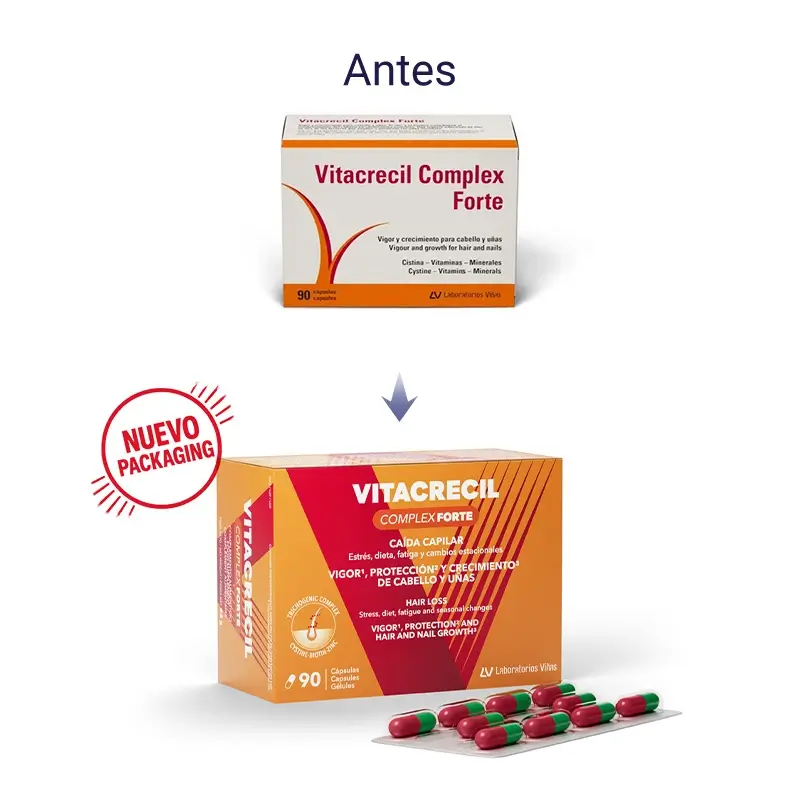 Vitacrecil Complex Forte, Pack 3 x 90 cápsulas - Image 2