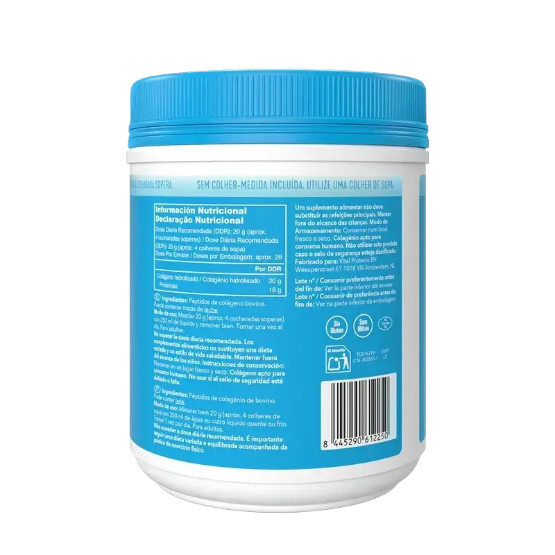 Vital Proteins Pack Colágeno Péptidos 567 g + 10 Sobres Sabor Neutro - Image 4