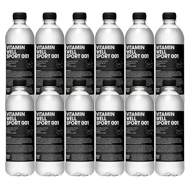 Vitamin Well Sport 001 , pack 12 x 500 ml - Image 2