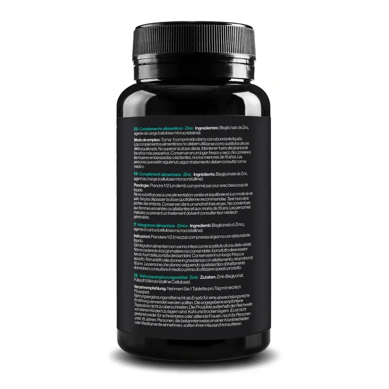 Zenement Bisglicinato De Zinc, 400 comprimidos veganos - Image 3
