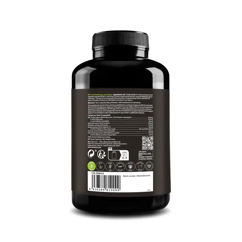 Zenement Detox Hígado, 180 cápsulas veganas - Image 3