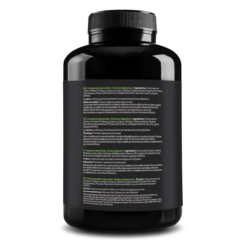Zenement Enzimas Digestivas, 180 cápsulas veganas - Image 3
