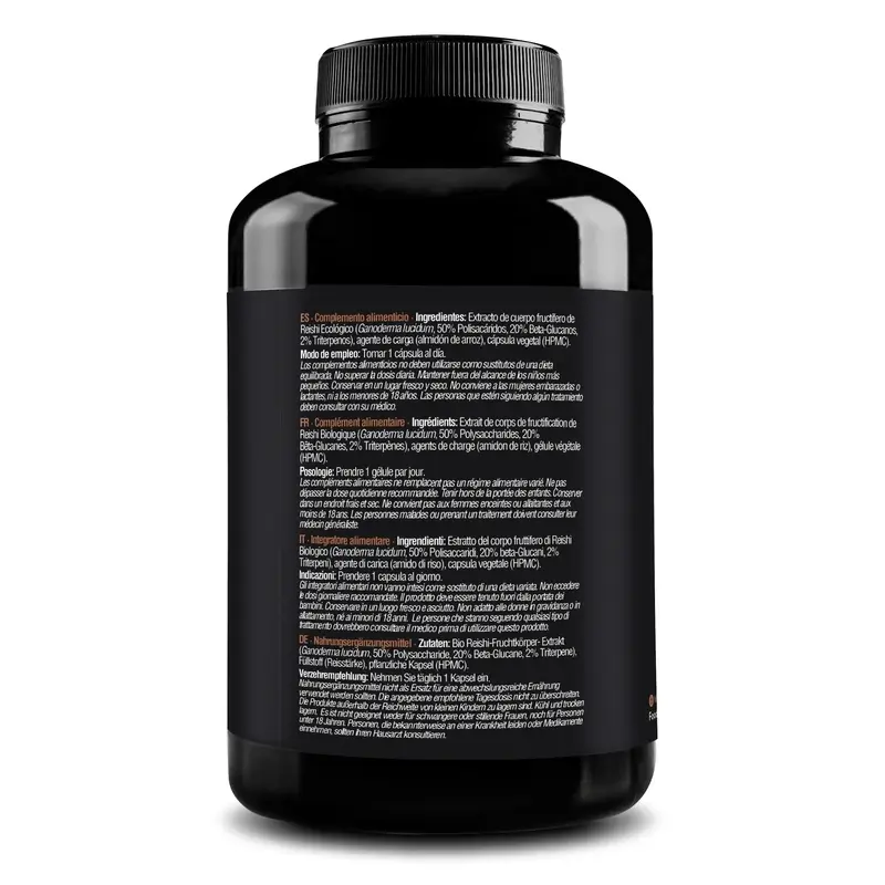 Zenement Extracto De Reishi Ecológico, 180 cápsulas veganas - Image 3