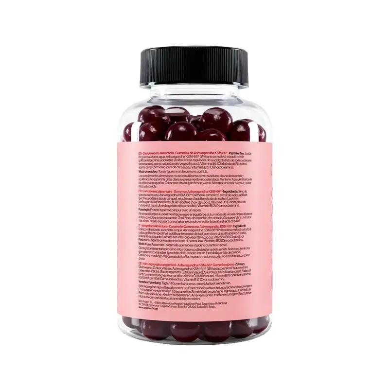 Zenement Gummies De Ashwagandha Ksm-66, 120 gominolas veganas - Image 3