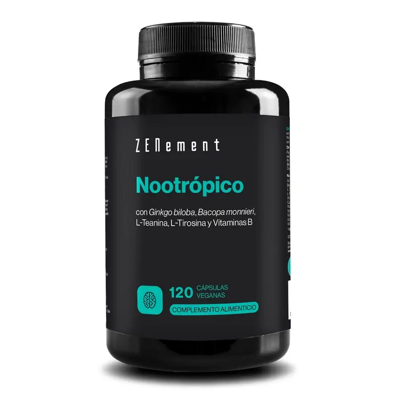 Zenement Nootrópico, 120 cápsulas veganas