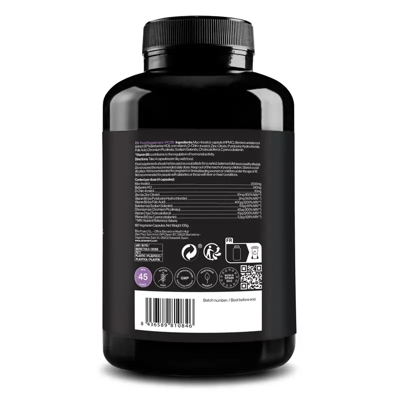Zenement Pcos Zen, 180 cápsulas vegetarianas - Image 2