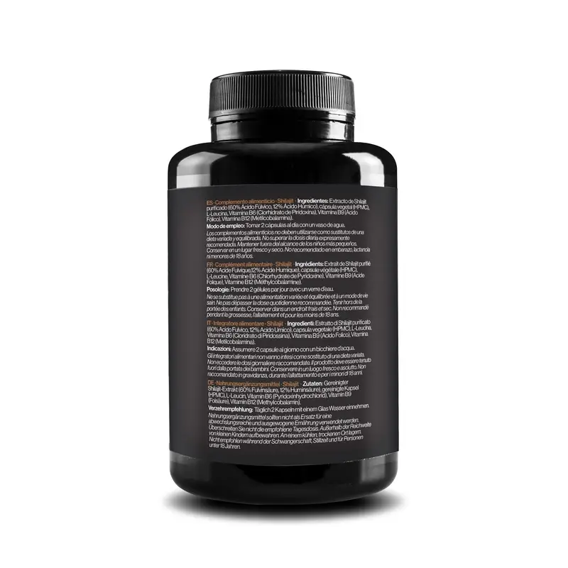 Zenement Shilajit, 120 cápsulas veganas - Image 3