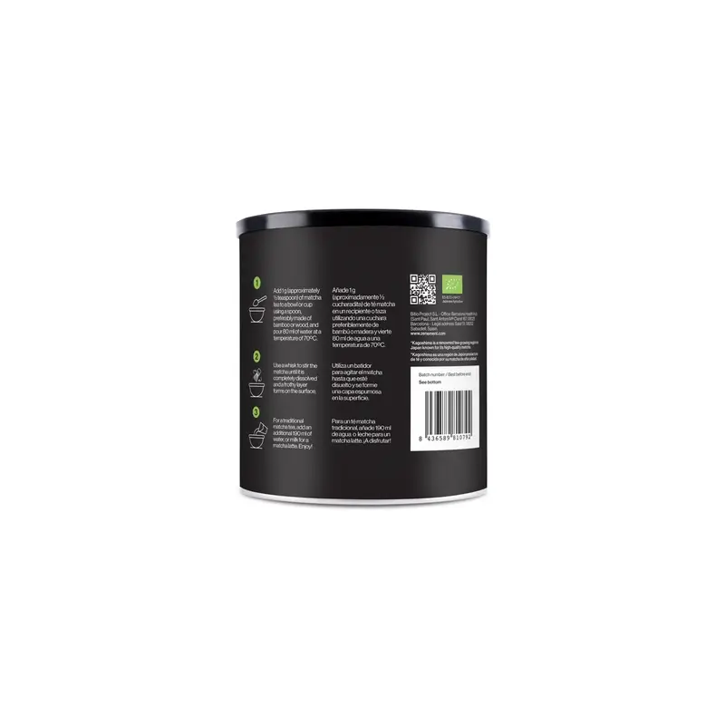 Zenement Té Matcha Japonés Ecológico Grado Ceremonial, 80 g - Image 2