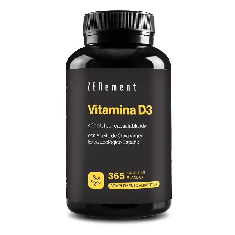 Zenement Vitamina D3 4000 Ui, 365 cápsulas blandas - Image 4