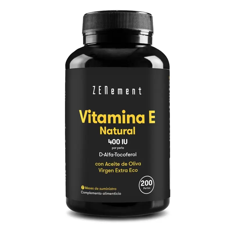 Zenement Vitamina E Natural 400 Ui, 200 cápsulas blandas - Image 2